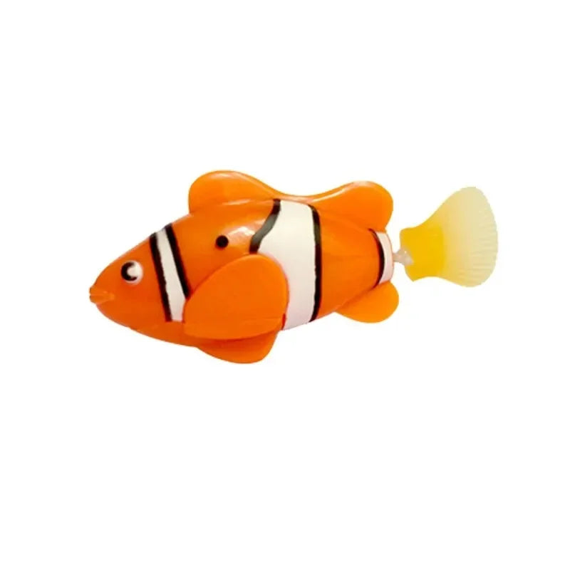 Cat Toy LED Inductive Interactive Swimming Robot Fish Toys Glowing Fishs Stimulate Kitten Hunting Instinct Pet Products