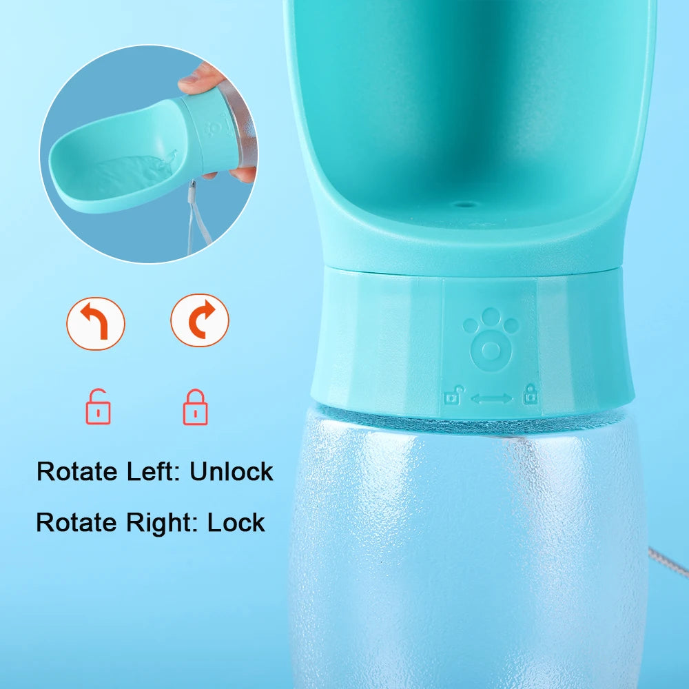 Big Dog Water Bottle Portable Drinking Bowl For Small Medium Dogs Cat Travel Hiking Puppy Pet Water Dispenser Cup