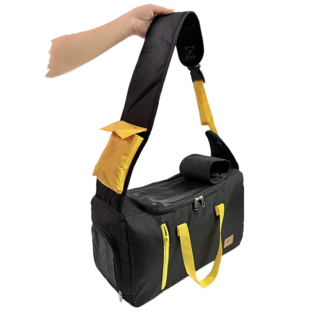 Pet backpack, cat and dog travel portable Crossbody Shoulder Bag, Waterproof Oxford cloth Pet bag one shoulder crossbody dog bag
