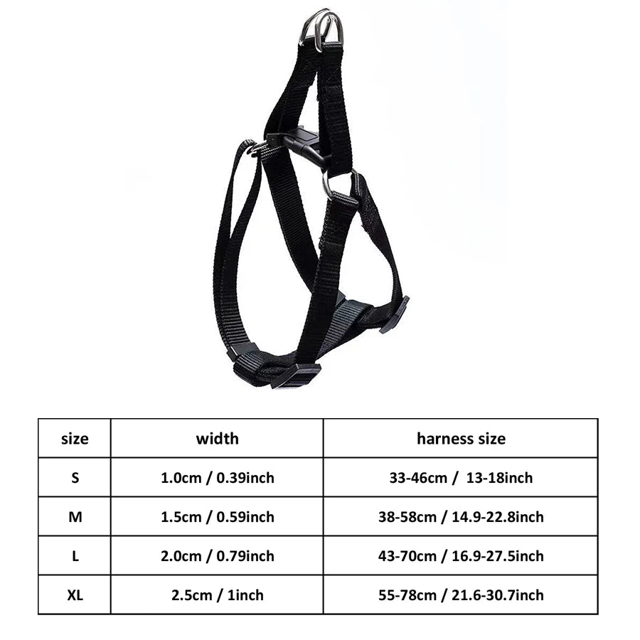Dog Harness Dog Vest Strap Adjustable Triangular Breathable Nylon Harness Dogs Puppy Cats Pet supplies