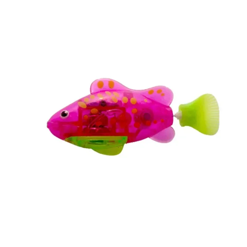 Cat Toy LED Inductive Interactive Swimming Robot Fish Toys Glowing Fishs Stimulate Kitten Hunting Instinct Pet Products