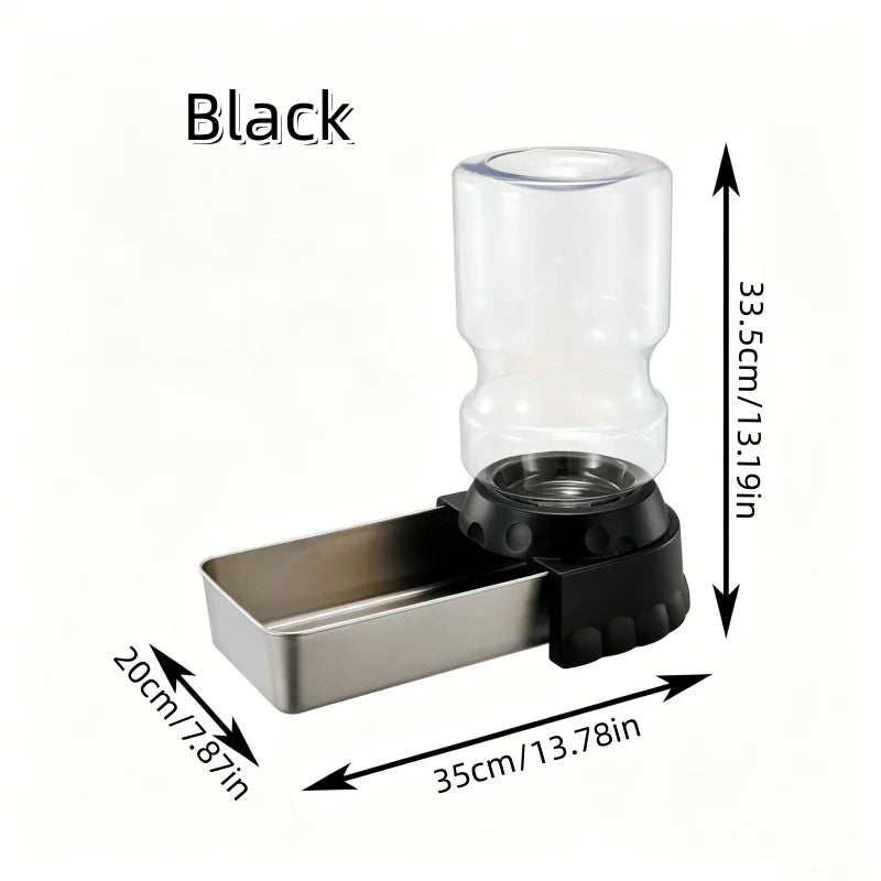 BOOTEELY Pet Water Dispenser 4L Gravity Set Automatic Water Dispenser for Dogs Cats Pets Animals Large Capacity