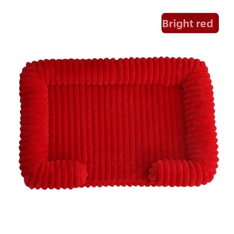 Calming Dog Bed Orthopedic Memory Foam Sofa Couch, Waterproof Removable Cover Plush Mat for Small Medium Large Dogs (and Cats)